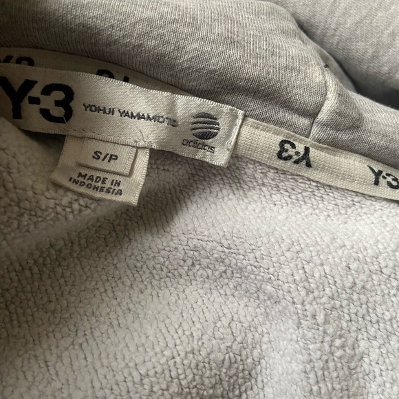 Y-3 Yoji Yamamoto Track Jacket with hoodies gray color Size S/P Small - Picture 11 of 14